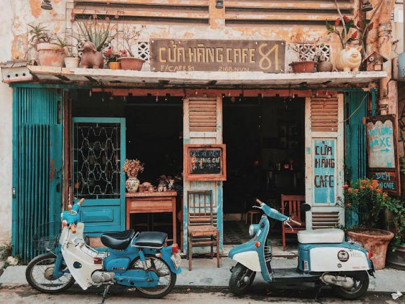 thiết kế quán cafe