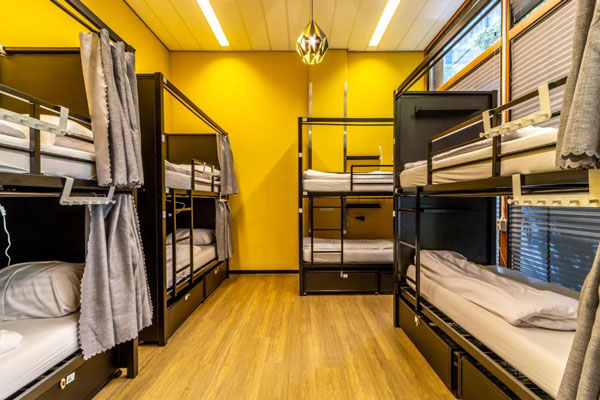 Thiết kế độc đáo và ấn tượng của một boutique hostel.