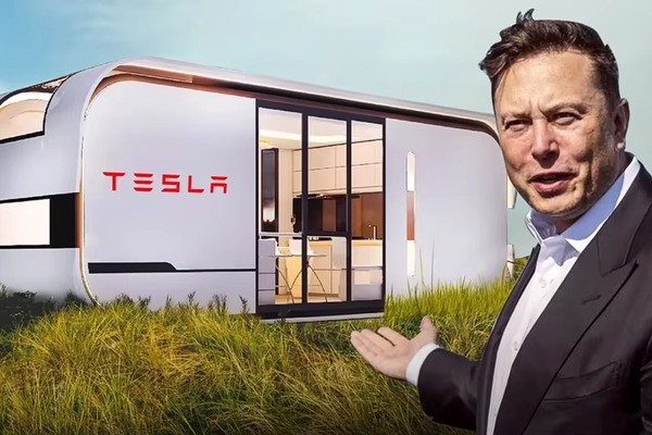 Nhà Tesla tích hợp hệ thống lưu trữ năng lượng hiệu quả từ pin Tesla